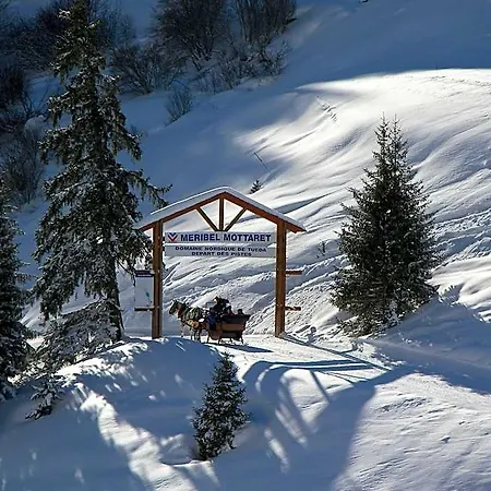 Ski-inski-out Flat In Meribel-mottaret